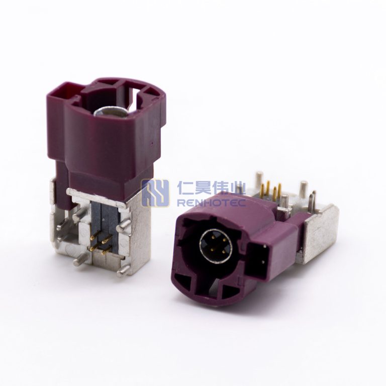HSD Male Right Angle Panel Mount | Renhotec