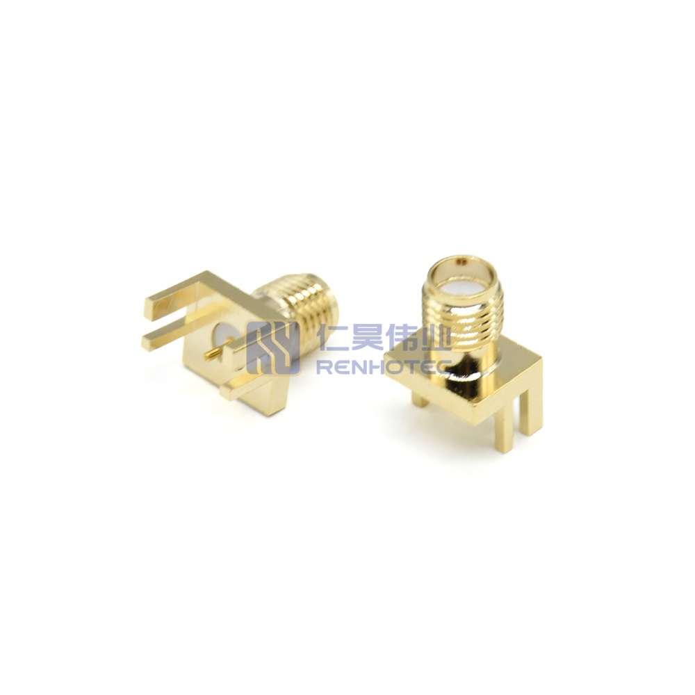 SMA Connector Straight Female Jack Edge Mount 50 Ohm - RHT-612-0096