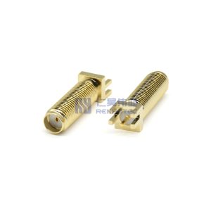 SMA Connector Straight Female Jack PCB Mount Edge Mount 50 Ohm - RHT-612-0111