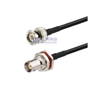 BNC Plug to BNC Jack RF Cable Assemblies With RG58 Cable - RHT-605-6368