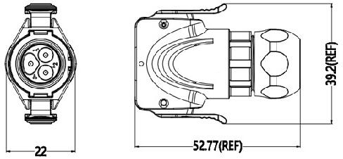 LP16 Plug Size