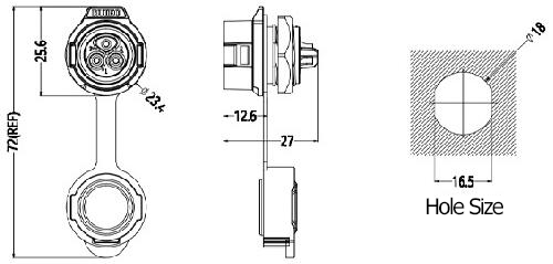 LP16 Socket Size