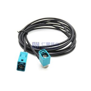 Fakra Right Angle Connection Cable GPS Car Audio Harness Type Z