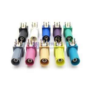 Full set of Fakra Male Connector Car Antenna Right Angle Through Hole