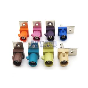 Fakra Male Connector with Bezel Automotive GPS Antenna  Connector