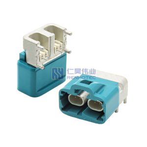 H-MTD Connectors Dual Chamber Right Angle Through Hole