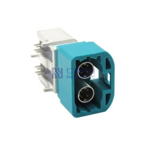 HSD 4P 2-in-1 Right Angle Male Through Hole for GMSL Video Link