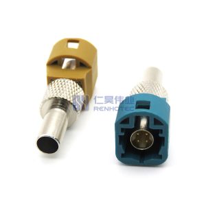 HSD Connector 4Pin Male Cable Mount for GMSL Video Link