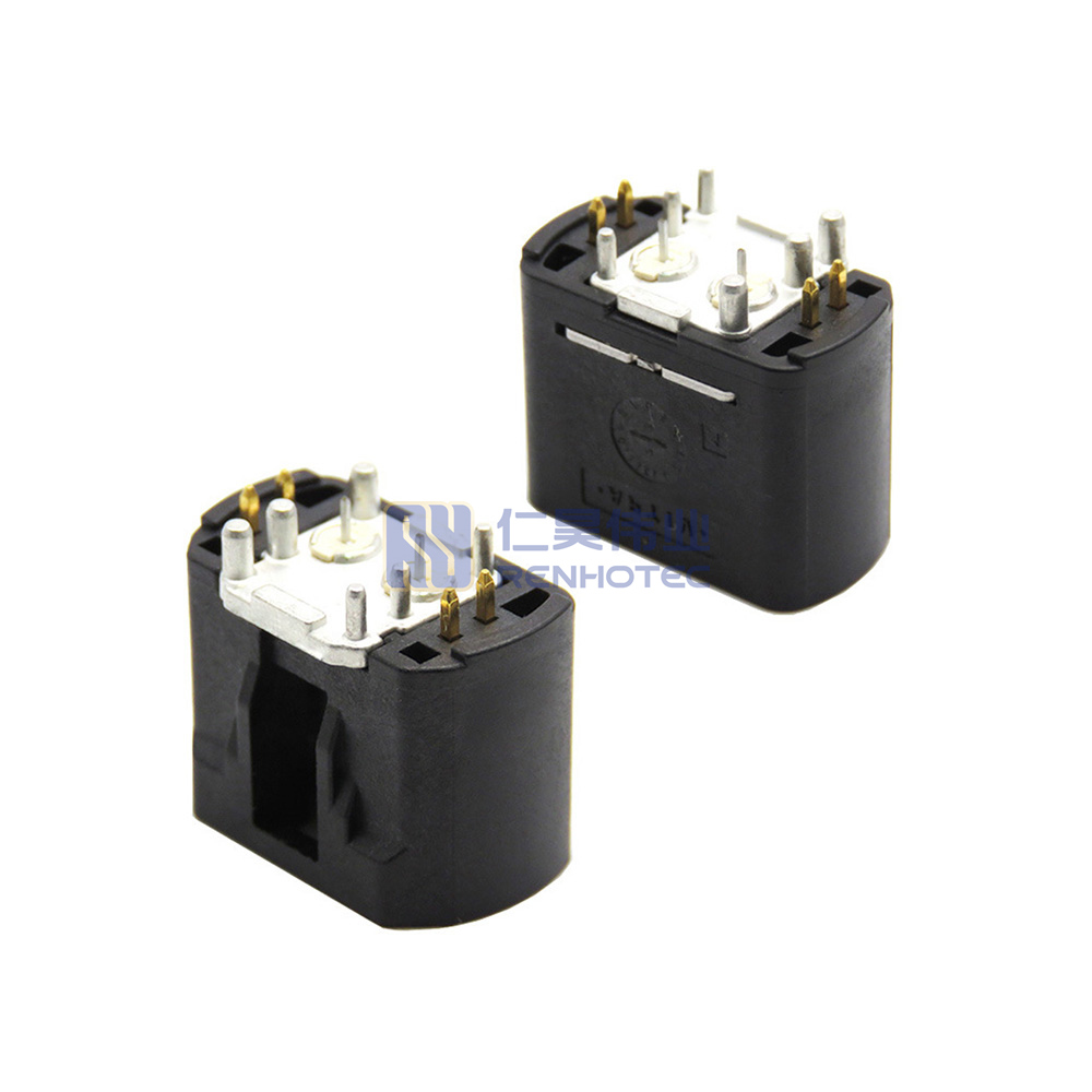 Mini Fakra+4 2-in-1 Male Connector Through Hole - Image 2