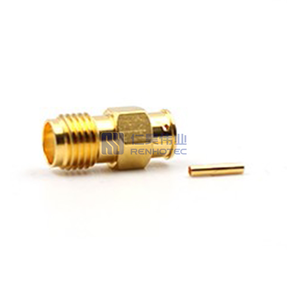 SMA Female for .141 Cable RF Coaxial Connector DC-18GHZ - RHT-SMA-KB3A