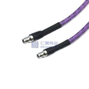 2.4mm Female to 2.4mm Female with CXN3500 Coax Cable, EHF, SS Wire w/ Tin Plated Copper & Nomex Braid