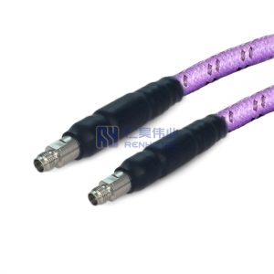 2.4mm Female to 2.4mm Female with 147A Coax Cable, EHF, SS Wire w/ Tin Plated Copper & Nomex Braid
