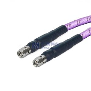 2.4mm Male to 2.4mm Male with 3500 Coax Cable, EHF, SS Wire w/ Tin Plated Copper & Nomex Braid