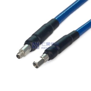 2.92mm Female to 2.4mm Male with 142A Coax Cable, EHF, PU Jacket Over Braid SS Spiral