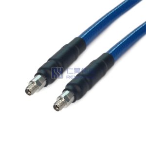 3.5mm Female to 3.5mm Female with 210A Coax Cable, SHF, SS Interlocked Hose w/ PU Jacket