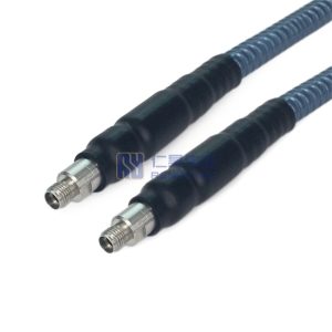 3.5mm Female to 3.5mm Female with 210B Coax Cable, SHF, SS Interlocked Hose w/ PU Jacket