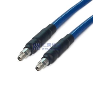 3.5mm Female to 3.5mm Female with 210B Coax Cable, SHF, PU Jacket Over Braid SS Spiral