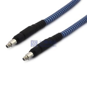 3.5mm Female to 3.5mm Female with 205A Coax Cable, SHF, SS Interlocked Hose w/ PU Jacket