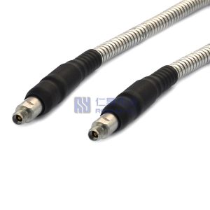 3.5mm Female to 3.5mm Female with 205A Coax Cable, SHF, SS Interlocked Hose