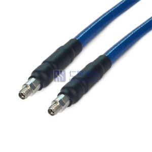 3.5mm Female to 3.5mm Female with 205A Coax Cable, SHF, PU Jacket Over Braid SS Spiral