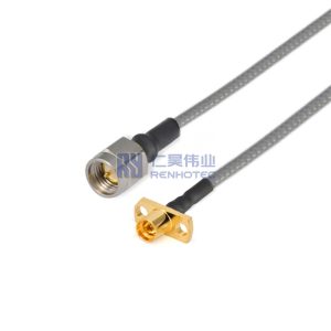 SMA мужской к SMP фланцевому мужскому с коаксиальным кабелем 3506, SHF