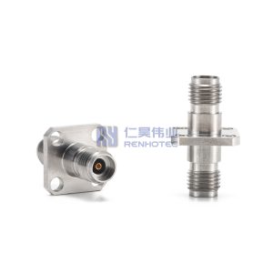 2.92mm Female to 2.92mm Female Flange Adapter DC-40GHZ - RHT-2.92-KFKG