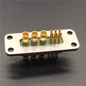 Glass to Mental Hermetic Rectangular Custom Connector - RHT-10024-09P