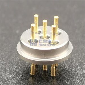 5 Pin Glass-to-Metal Hermetic Seal Feedthrough - RHT-10112-05P