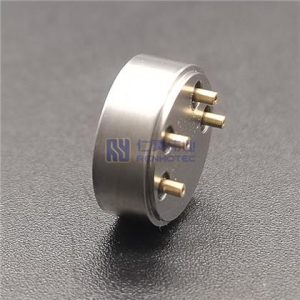 4 Pin Glass-to-Metal Hermetic Seal Connector - RHT-10358-04PA