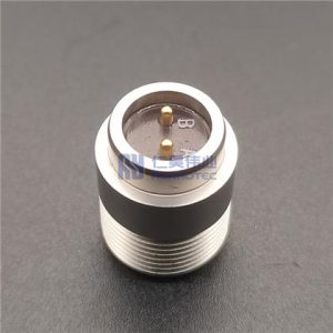 2 Pin Glass to Metal Sealed Hermetic Circular Connector - RHT-10378-02P