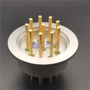 Glass to Metal Sealed Hermetic Feedthrough Connector - RHT-10389-10P