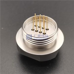 8 Pin Glass to Metal Hermetically Sealed Platform Header - RHT-10403-08P