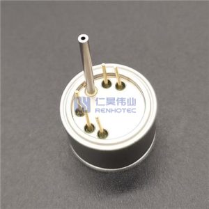 5 Pin Glass-to-Metal Hermetically Sealed Sensor Header - RHT-10425-05PA