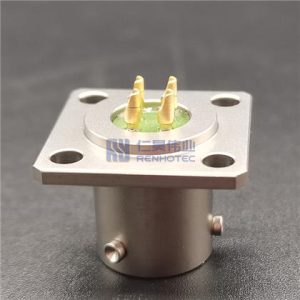 High Performance Glass to Metal Bayonet Hermetic Connector - RHT-10519-04P