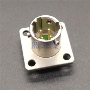 Glass to Metal Seal Bayonet Hermetic Connector, Panel Mount - RHT-10530-04P