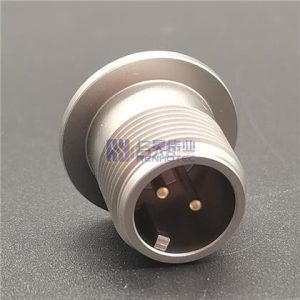 Hermetically Glass to Metal Sealed Threaded Circular Connector - RHT-10594-02P