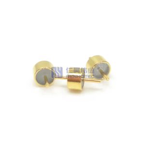 Gold Plated Glass to Metal Seal Connectors SinglePin 50ohm RF Feedthroughs