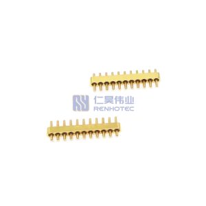 11Pin Hermetic DC Multi Pin Header Socket Straight Cut Solder For Packages