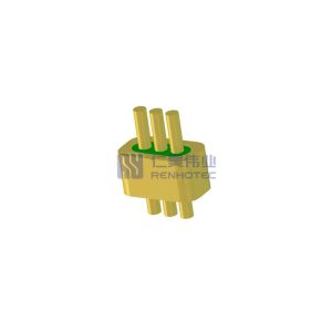 Kovar 4J29 3Pin Header Connector Hermetic DC Straight Cut For Solder