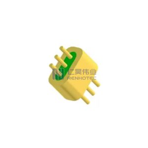 3Pin Hermetic DC Glass to Metal Seal Connectors Straight Cut Pin