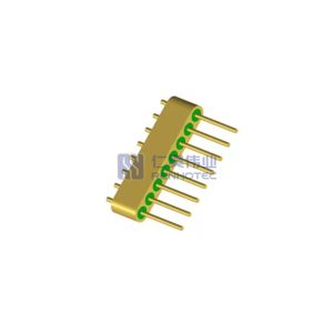 Straight Cut Glass to Metal Seal Connectors Hermetic DC 8Pin Header