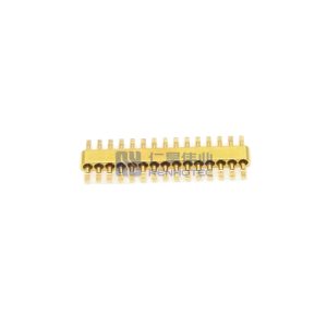 Straight Cut Hermetic DC 15Pin Header With Bonding On Both Flattened Side