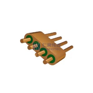 4Pin Hermetic Glass to Metal Seal Connectors Spacing 1.27mm Multi Pin Headers