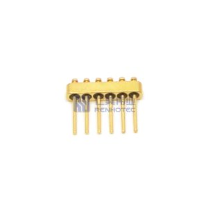 0.7mm 6Pin Glass to Metal Seal Connectors Hermetic Feedthrough Connectors