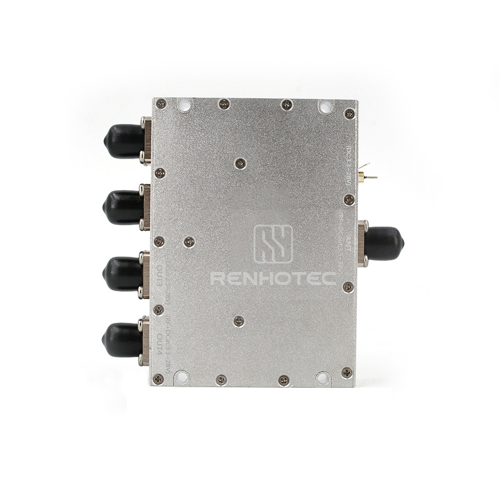 RHT-PD4-A10-DC-P-R2-TFI 4 Way TNC Female Microstrip Power Divider Combiner 500-2200MHz - Image 2