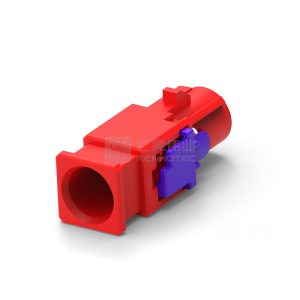 Cable-to-Cable, 180° Cable Exit, 1 Position, M Code, Housing for Male Terminals, Crimp, Cable Mount (Free-Hanging), FAKRA, Data Connectivity Housings