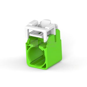 Cable-to-Board / Cable-to-Cable, 90° Cable Exit, 1 Position, C Code, Housing for Female Terminals, Crimp, Signal, FAKRA, Data Connectivity Housings