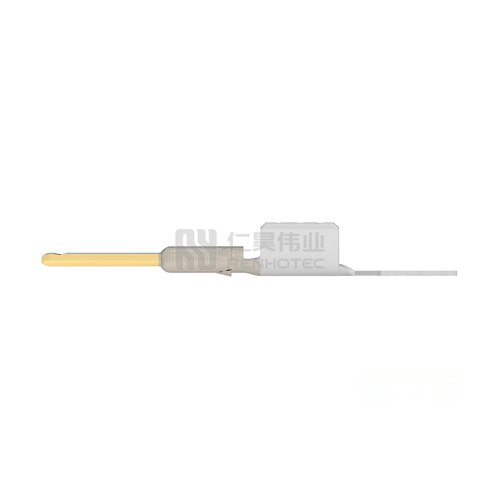 Pin Terminal, Gold (Au),0.5 mm Pin Diameter, Terminates To Wire & Cable, 11.33 mm Tab Length, FAKRA - Image 2