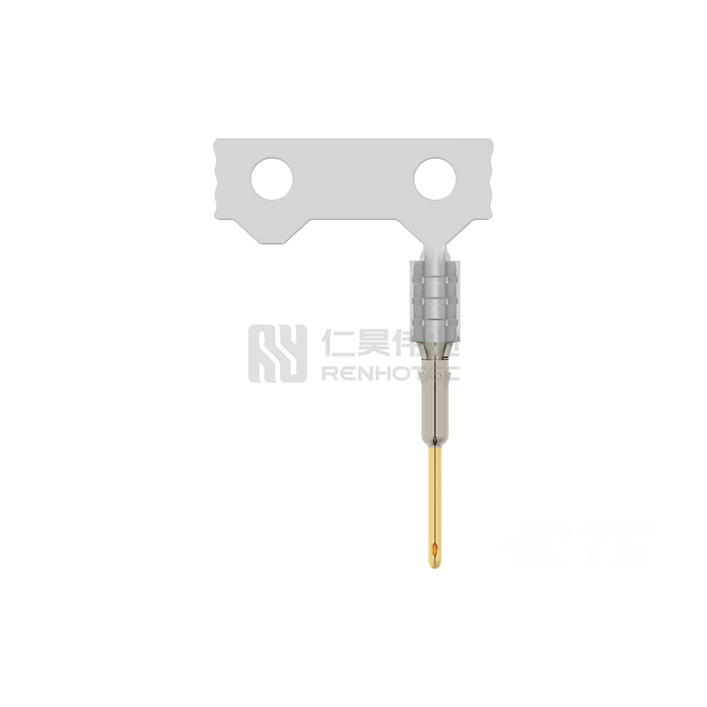 Pin Terminal, Gold (Au),0.5 mm Pin Diameter, Terminates To Wire & Cable, 11.33 mm Tab Length, FAKRA - Image 3