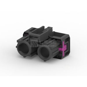 90° Cable Exit, 8 Position, A Code, Housing for Female Terminals, 12.7 mm Centerline, Crimp, Automotive HSD, Data Connectivity Housings